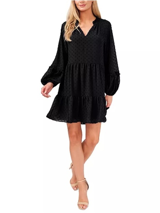 CeCe Dresses & Skirts - CeCe clip dot babydoll dress
